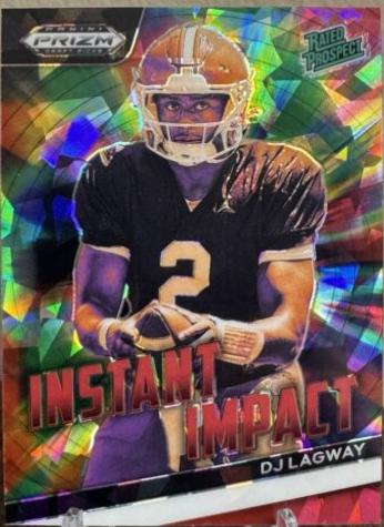 2024 Panini Prizm Draft Picks Instant Impact DJ Lagway [Red Ice] #II-DLY card