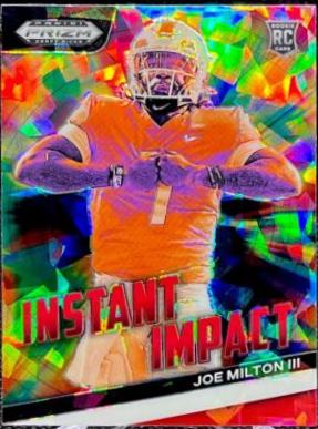 2024 Panini Prizm Draft Picks Instant Impact Joe Milton III [Red Ice] #II-JM card