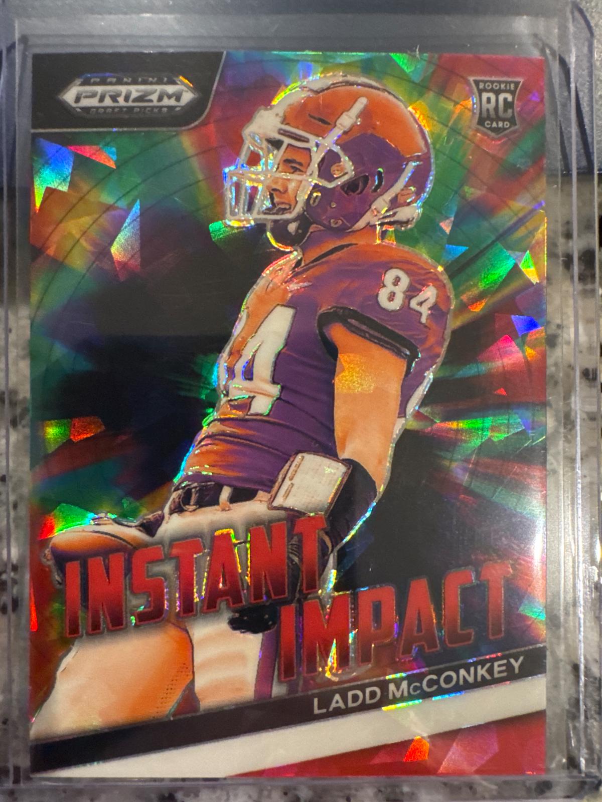 2024 Panini Prizm Draft Picks Instant Impact Ladd McConkey [Red Ice] #II-LM card