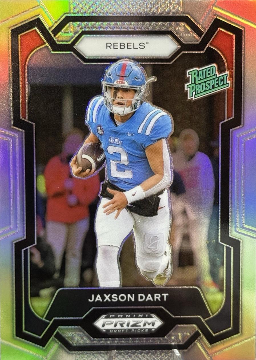 2024 Panini Prizm Draft Picks Jaxson Dart [Silver] #147 card