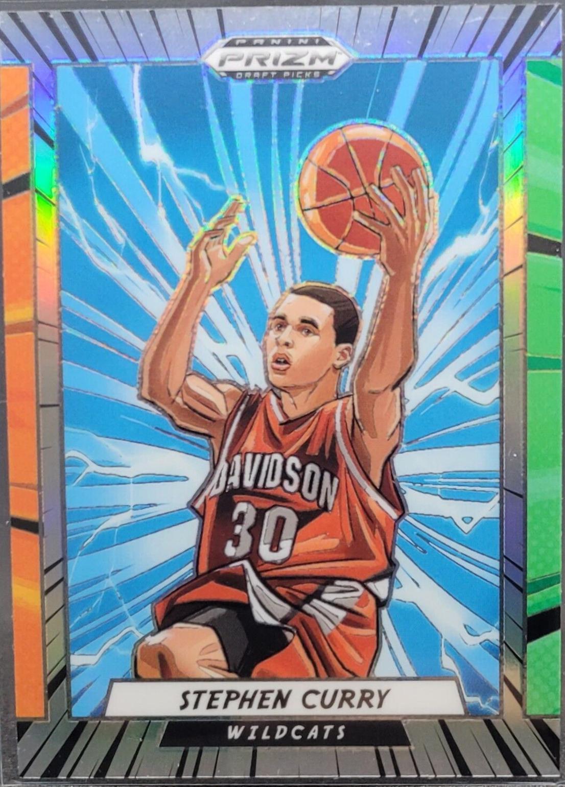 2024 Panini Prizm Draft Picks Manga Stephen Curry #14 card