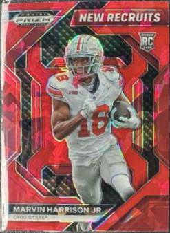 2024 Panini Prizm Draft Picks New Recruits Marvin Harrison Jr. [Red Ice] #NR-MHJ card