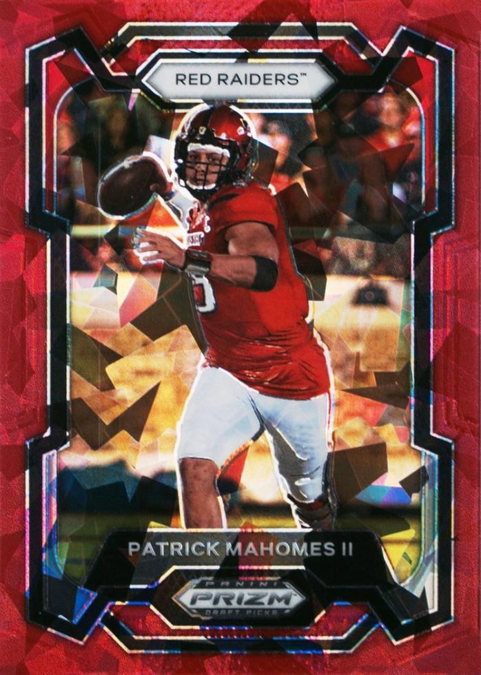 2024 Panini Prizm Draft Picks Patrick Mahomes II [Red Ice] #61 card