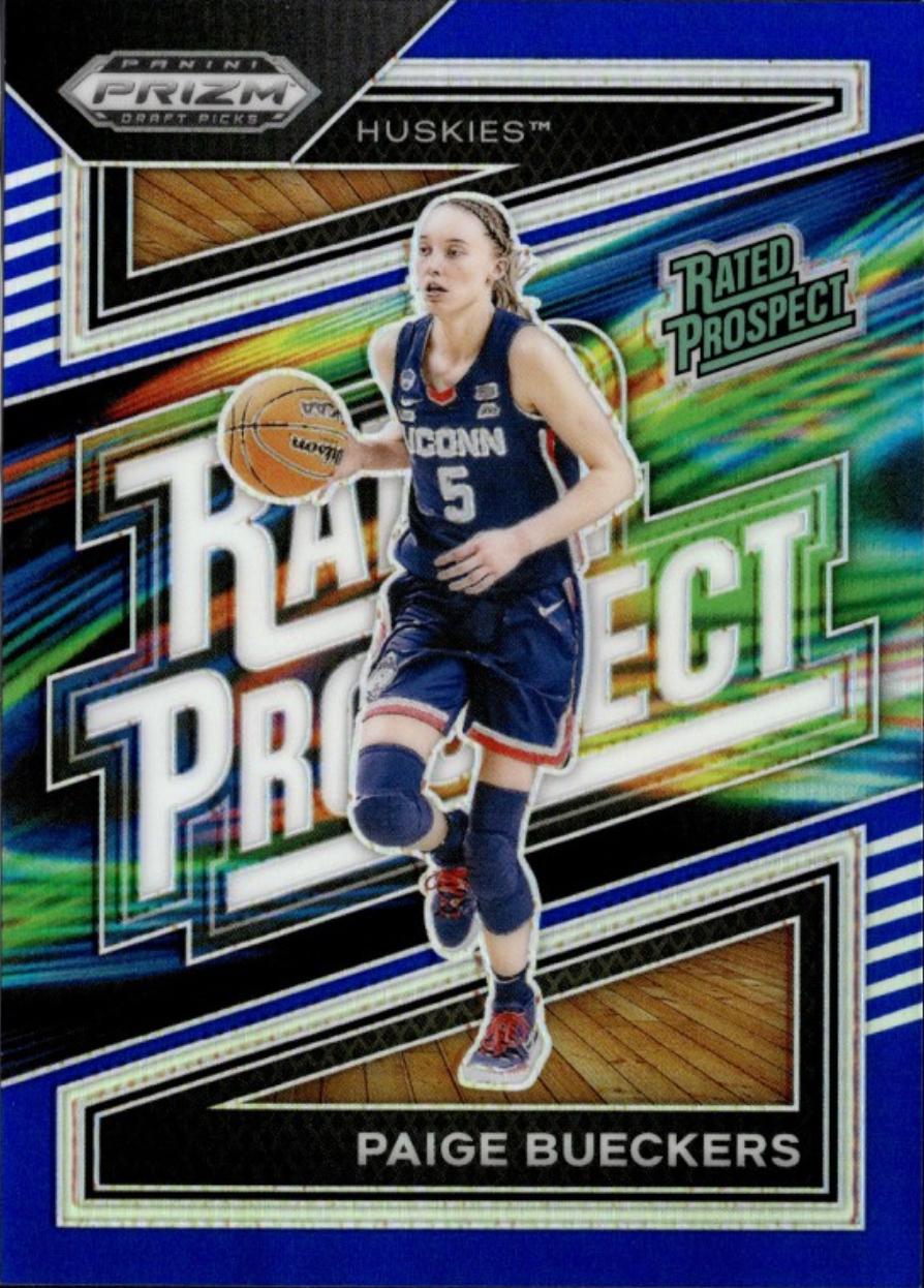 2024 Panini Prizm Draft Picks Rated Prospect Paige Bueckers [Blue] #2 card