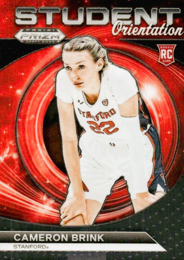 2024 Panini Prizm Draft Picks Student Orientation Cameron Brink #3 card