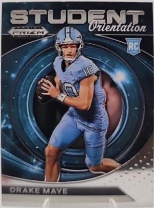 2024 Panini Prizm Draft Picks Student Orientation Drake Maye #SO-DM card