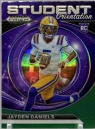 2024 Panini Prizm Draft Picks Student Orientation Jayden Daniels [Green] #SO-JD card