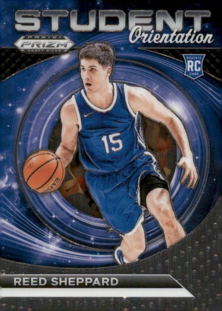 2024 Panini Prizm Draft Picks Student Orientation Reed Sheppard #19 card