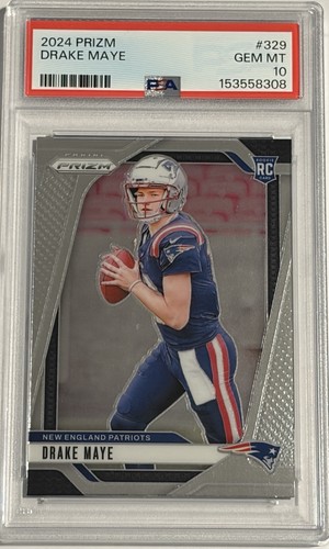 2024 Panini Prizm Drake Maye #329 card