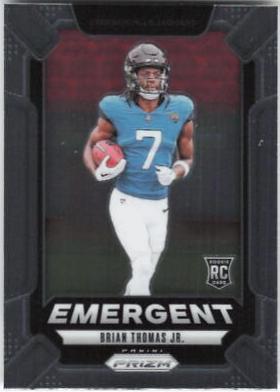 2024 Panini Prizm Emergent Brian Thomas Jr. #12 card