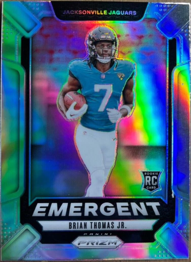 2024 Panini Prizm Emergent Brian Thomas Jr. [Silver] #12 card