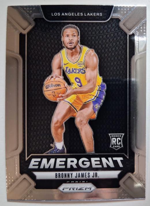 2024 Panini Prizm Emergent Bronny James Jr. #8 card