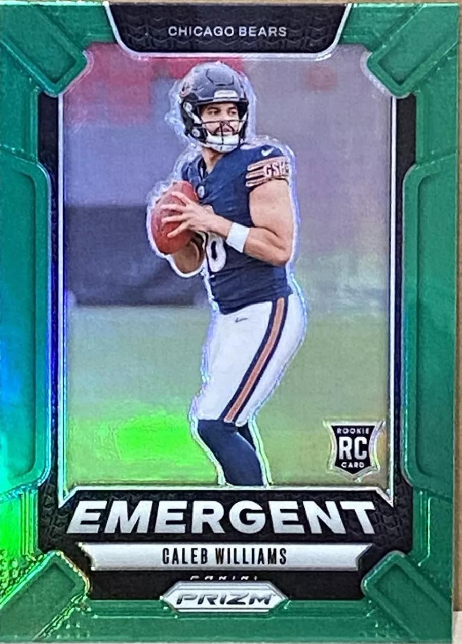 2024 Panini Prizm Emergent Caleb Williams [Green] #1 card