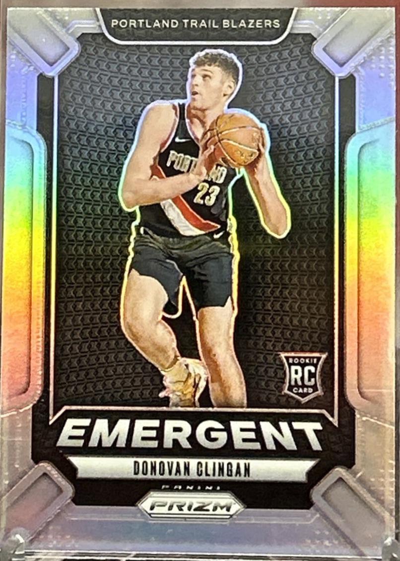 2024 Panini Prizm Emergent Donovan Clingan [Silver] #13 card