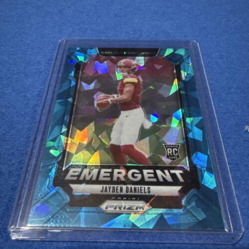 2024 Panini Prizm Emergent Jayden Daniels [Blue Ice] #2 card