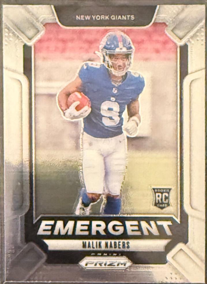 2024 Panini Prizm Emergent Malik Nabers #6 card