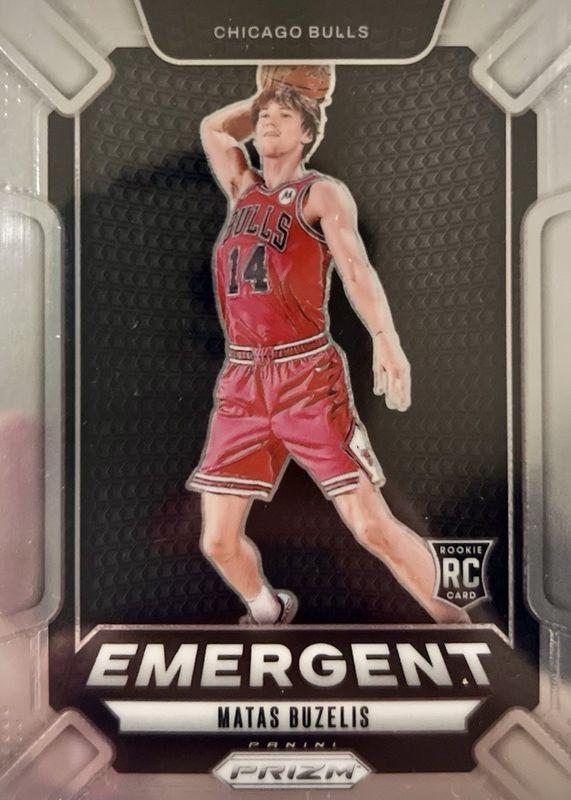 2024 Panini Prizm Emergent Matas Buzelis #7 card