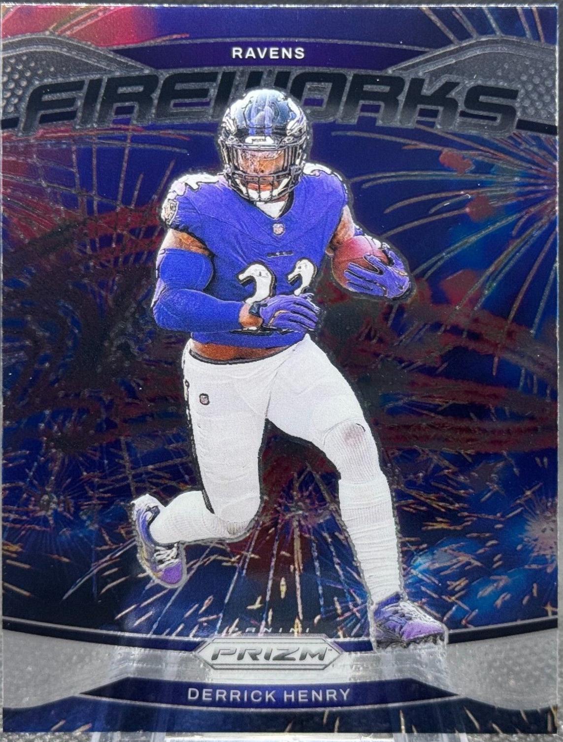 2024 Panini Prizm Fireworks Derrick Henry #10 card