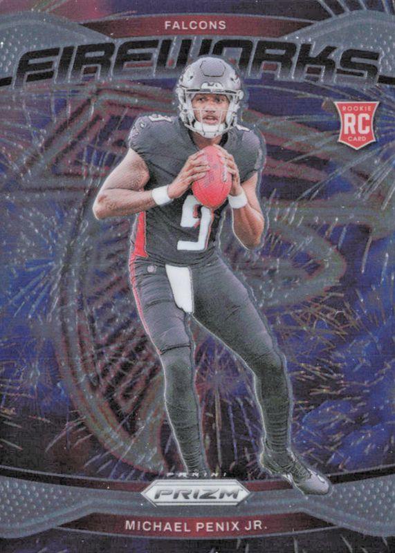 2024 Panini Prizm Fireworks Michael Penix Jr. #16 card