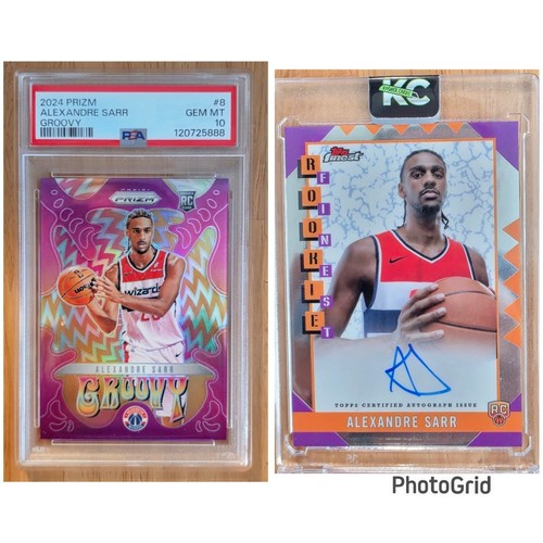 2024 Panini Prizm Groovy Alexandre Sarr #8 card