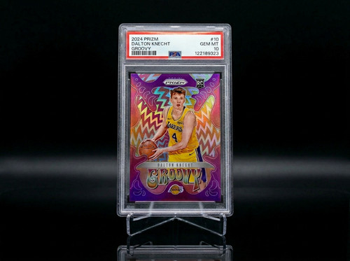 2024 Panini Prizm Groovy Dalton Knecht #10 card