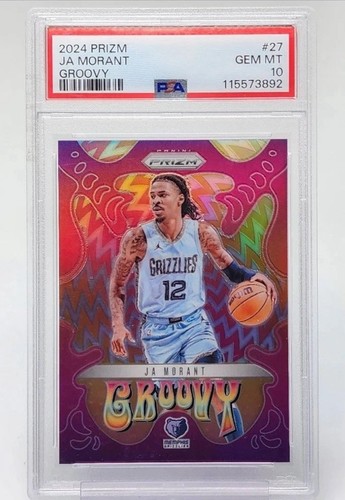 2024 Panini Prizm Groovy Ja Morant #27 card