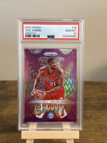 2024 Panini Prizm Groovy Joel Embiid #16 card