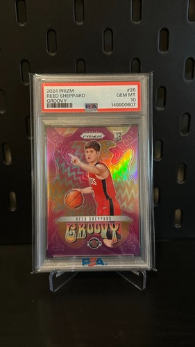 2024 Panini Prizm Groovy Reed Sheppard #26 card