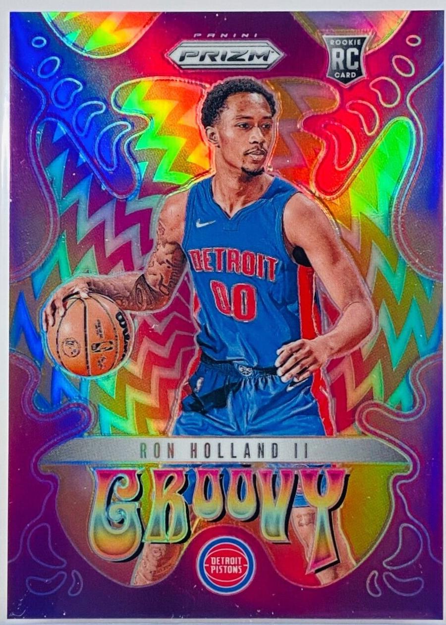 2024 Panini Prizm Groovy Ron Holland II #13 card