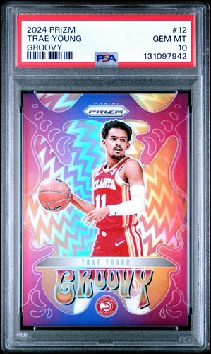 2024 Panini Prizm Groovy Trae Young #12 card