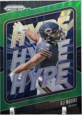 2024 Panini Prizm Hype DJ Moore [Green] #15 card
