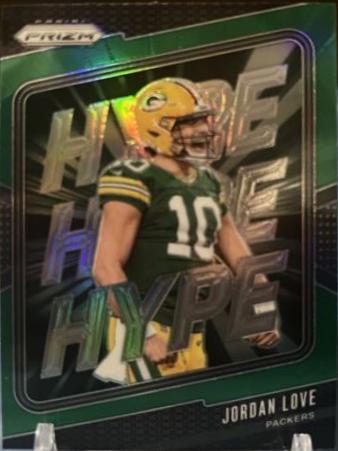 2024 Panini Prizm Hype Jordan Love [Green] #2 card