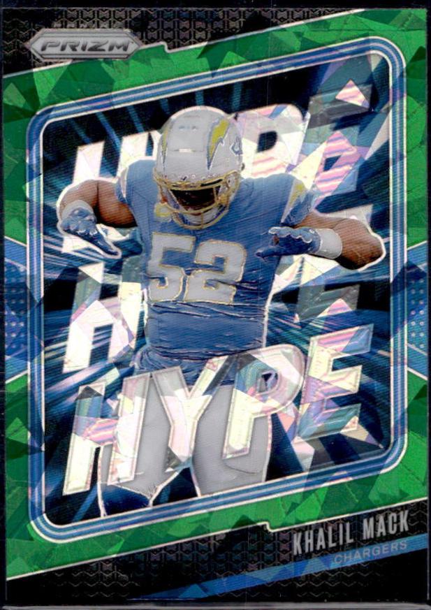 2024 Panini Prizm Hype Khalil Mack [Green Ice] #10 card
