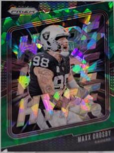 2024 Panini Prizm Hype Maxx Crosby [Green Ice] #9 card