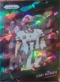 2024 Panini Prizm Hype Terry McLaurin [Green Ice] #12 card
