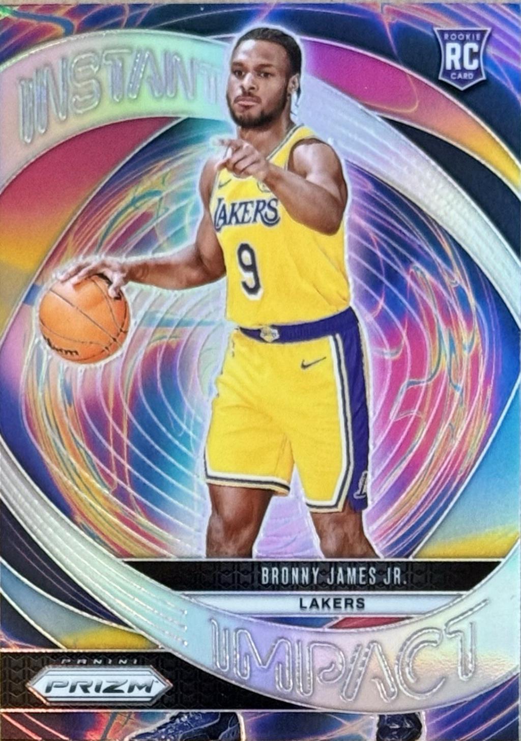 2024 Panini Prizm Instant Impact Bronny James Jr. [Silver] #7 card