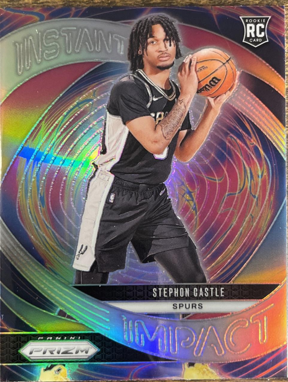 2024 Panini Prizm Instant Impact Stephon Castle [Silver] #4 card