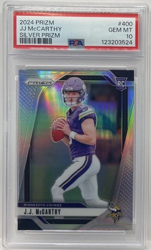 2024 Panini Prizm J.J. McCarthy [Silver] #400 card