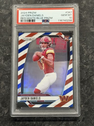 2024 Panini Prizm Jayden Daniels #347 card