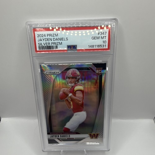 2024 Panini Prizm Jayden Daniels [Silver] #347 card