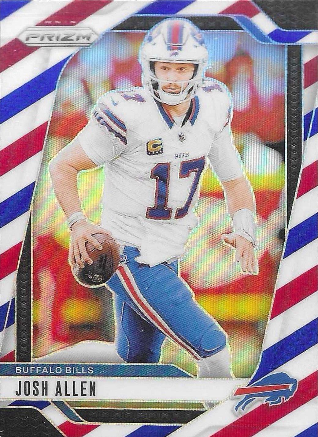 2024 Panini Prizm Josh Allen [Red White Blue] #28 card