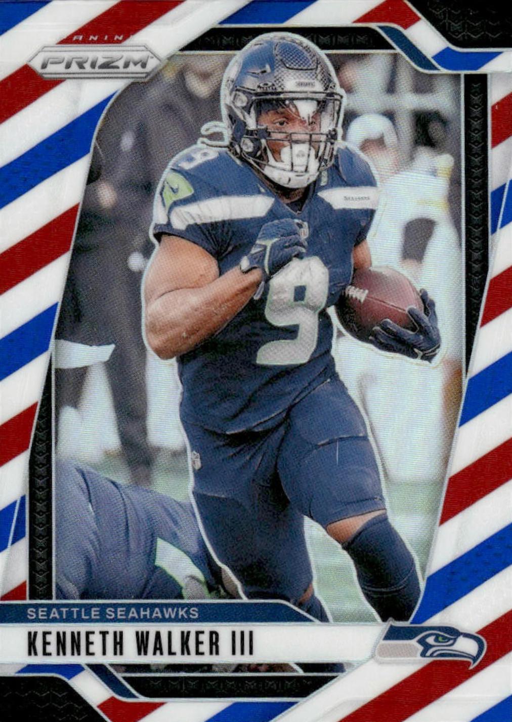 2024 Panini Prizm Kenneth Walker III [Red White Blue] #260 card