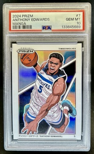 2024 Panini Prizm Manga Anthony Edwards #7 card