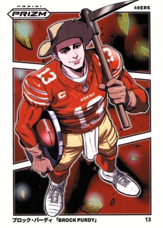2024 Panini Prizm Manga Brock Purdy #M-BPU card