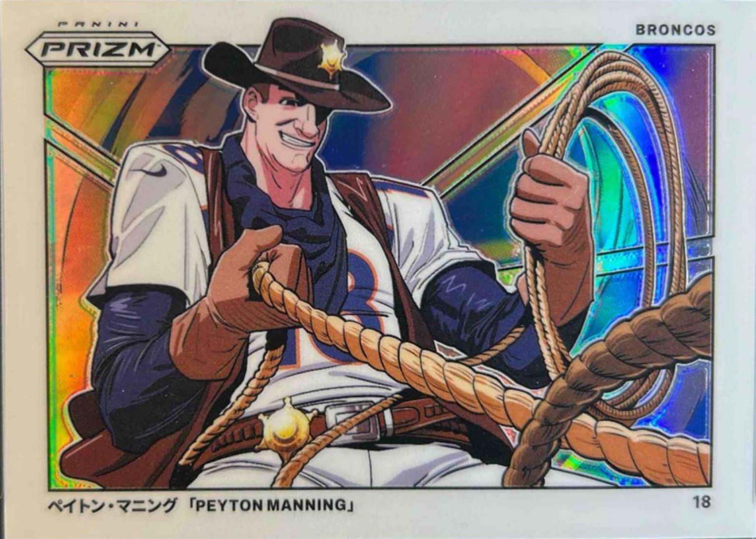 2024 Panini Prizm Manga Peyton Manning #M-PMA card