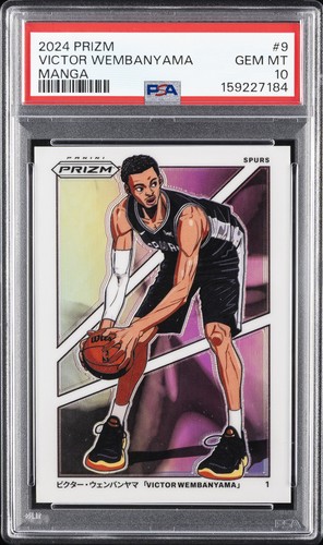 2024 Panini Prizm Manga Victor Wembanyama #9 card