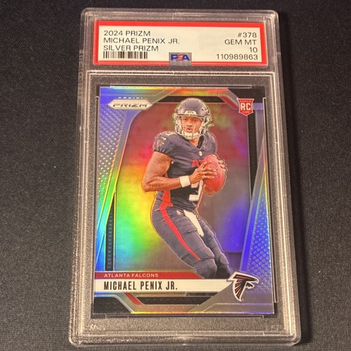 2024 Panini Prizm Michael Penix Jr. [Silver] #378 card