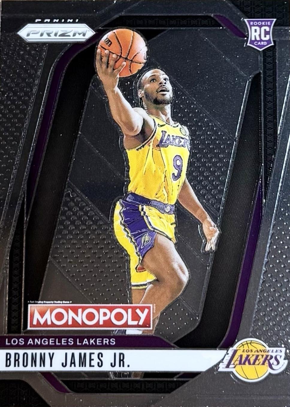 2024 Panini Prizm Monopoly Bronny James Jr. #45 card