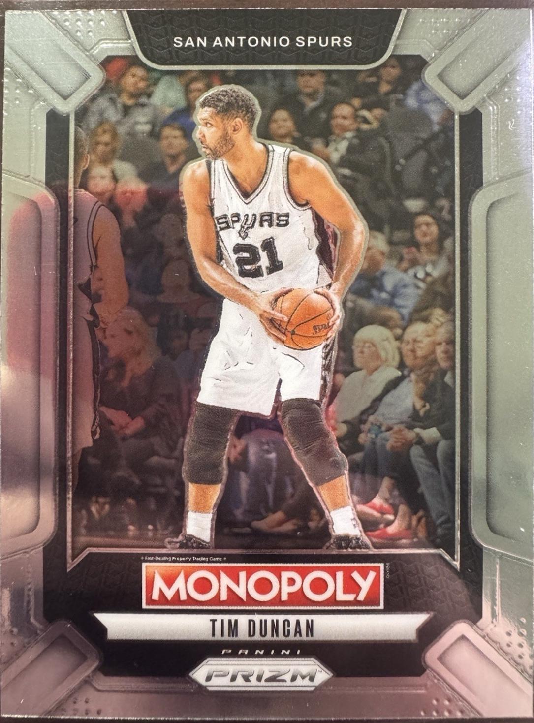2024 Panini Prizm Monopoly Legends Tim Duncan #LEG5 card