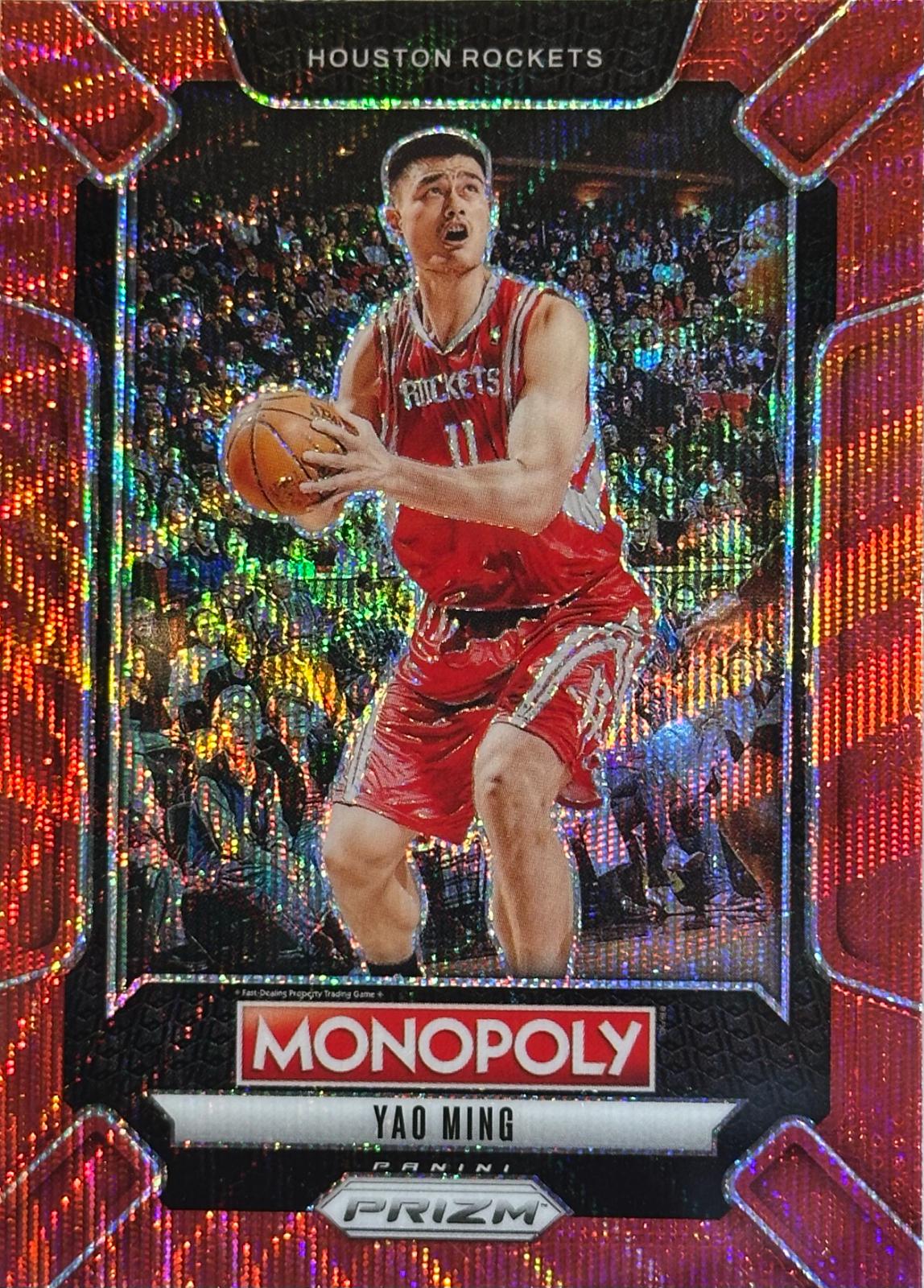 2024 Panini Prizm Monopoly Legends Yao Ming [Red Wave] #LEG9 card